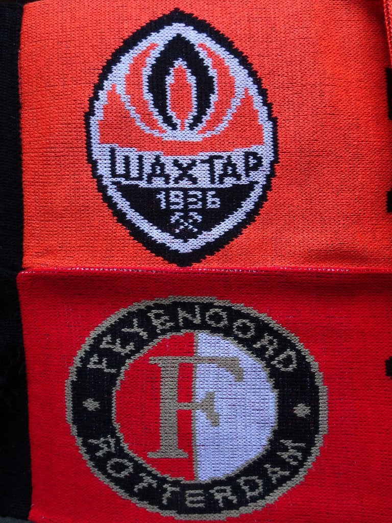sjaal Shakhtar Donetsk - Feyenoord, Ophalen of Verzenden, Nieuw, Feyenoord, Vaantje of Sjaal