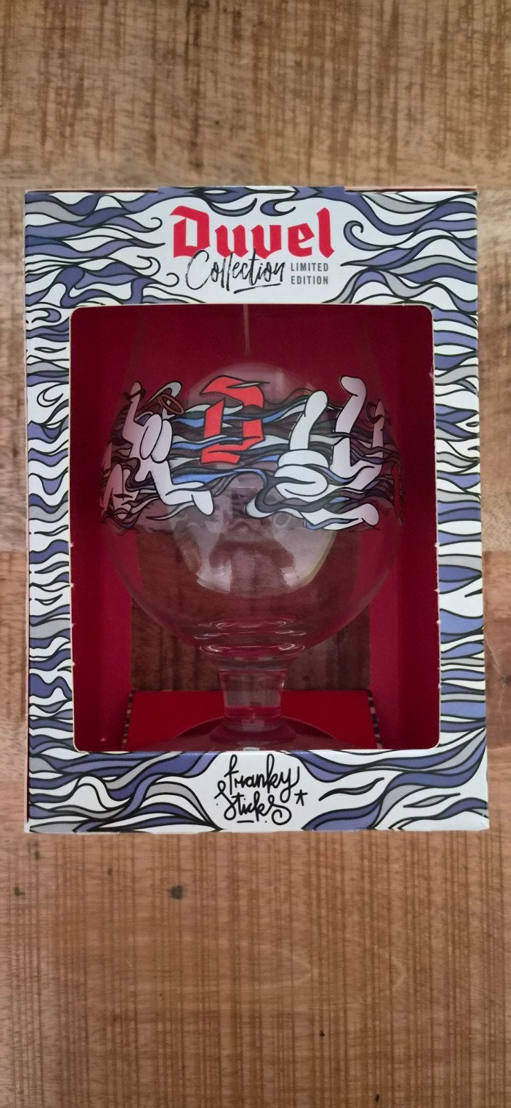 Duvel Collection Limited Edition Franky Sticks glas, Ophalen of Verzenden