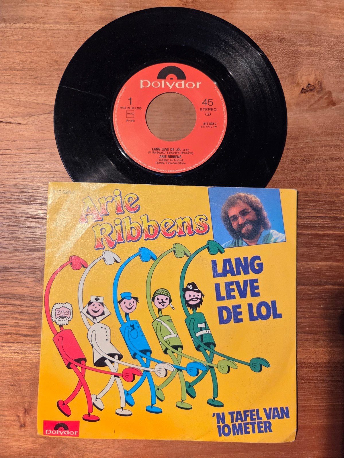 Arie Ribbens - Lang leve de lol, Ophalen of Verzenden, Gebruikt, 7 inch, Nederlandstalig