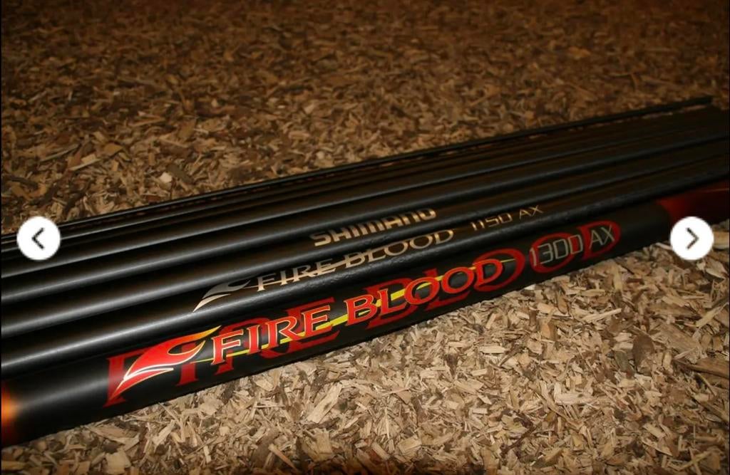 Shimano Fireblood AX 13 M deel 7 gezocht, Ophalen, Zo goed als nieuw, Vaste hengel