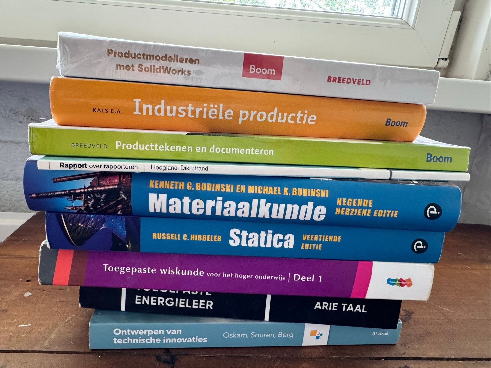 Boekenpakket HBO Werktuigbouwkunde leerjaar 1 en deels 2, Ophalen of Verzenden, Beta, Zo goed als nieuw, HBO