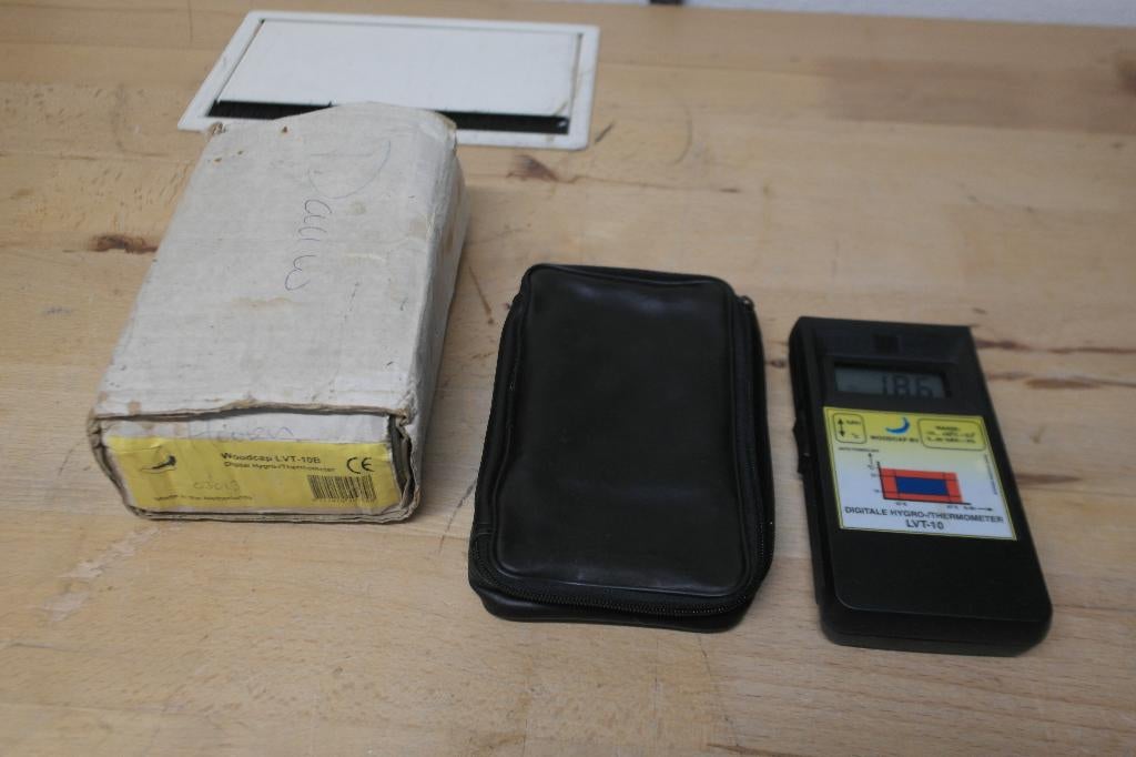 Woodcap digitale hygro/thermometer lvt-10 nieuw, Ophalen of Verzenden, Zo goed als nieuw, KöhlerWoodkap, KöhlerWoodkap