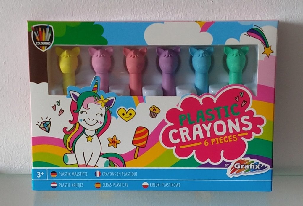 waskrijt Grafix plastic Crayons, Unicorn, volgnr 55, Ophalen of Verzenden, Nieuw, Overige typen