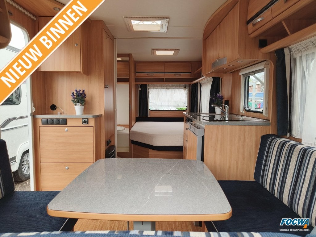 Dethleffs Camper 450 DB Mover Fransbed Zit Unico, Rondzit, Bedrijf, Overige typen, Tot en met 4