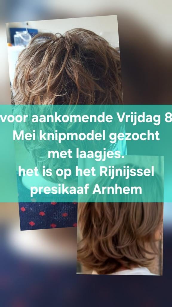 KnipModel gezocht op het Rijnijssel Presikaaf, 33 - 40 uur, Overige niveaus, Vanaf 10 jaar, Overige vormen