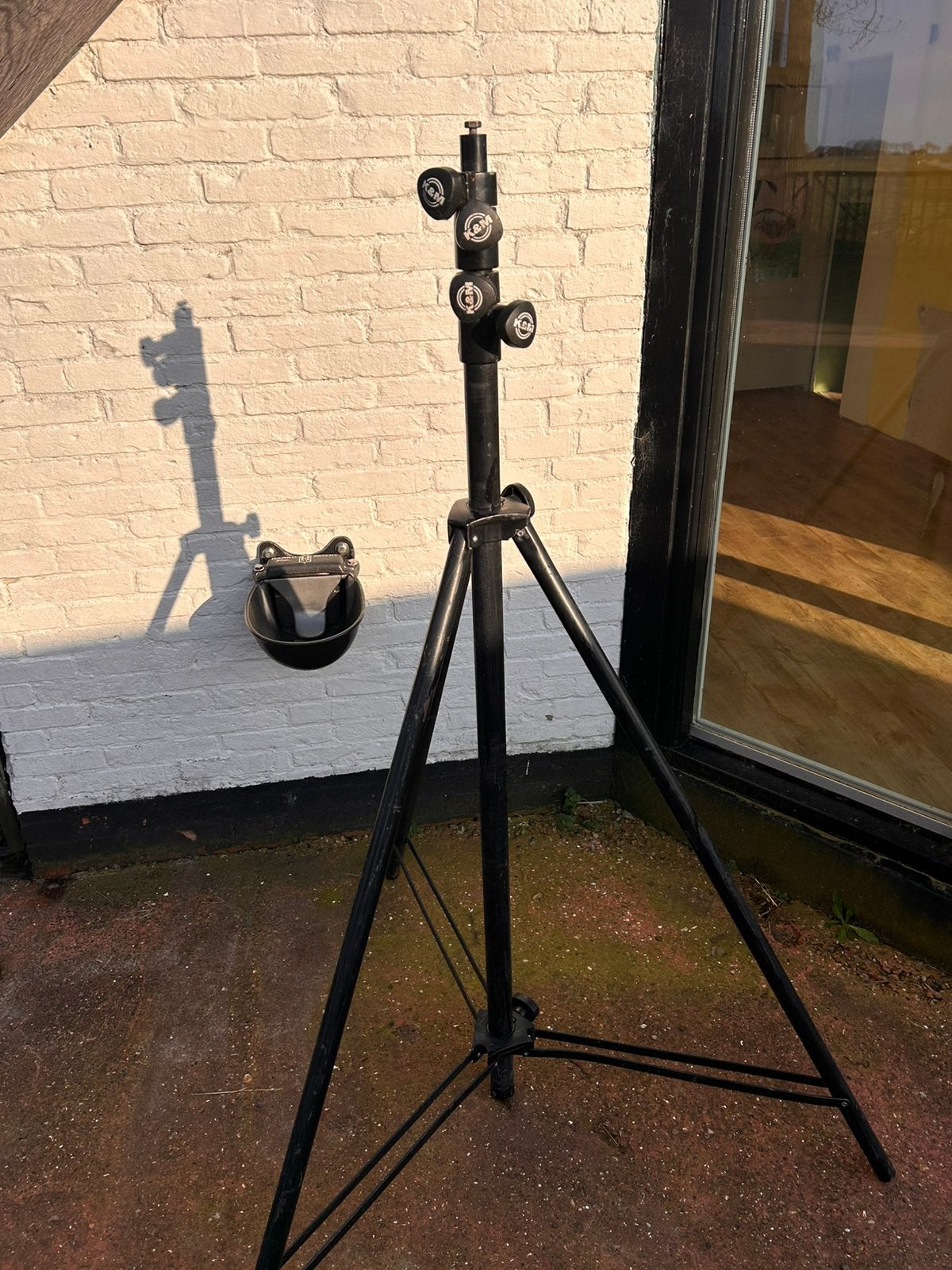 K&M 24640 XXL Statief 4 meter, incl thuisbezorging!, Ophalen of Verzenden, Zo goed als nieuw, Driepoot
