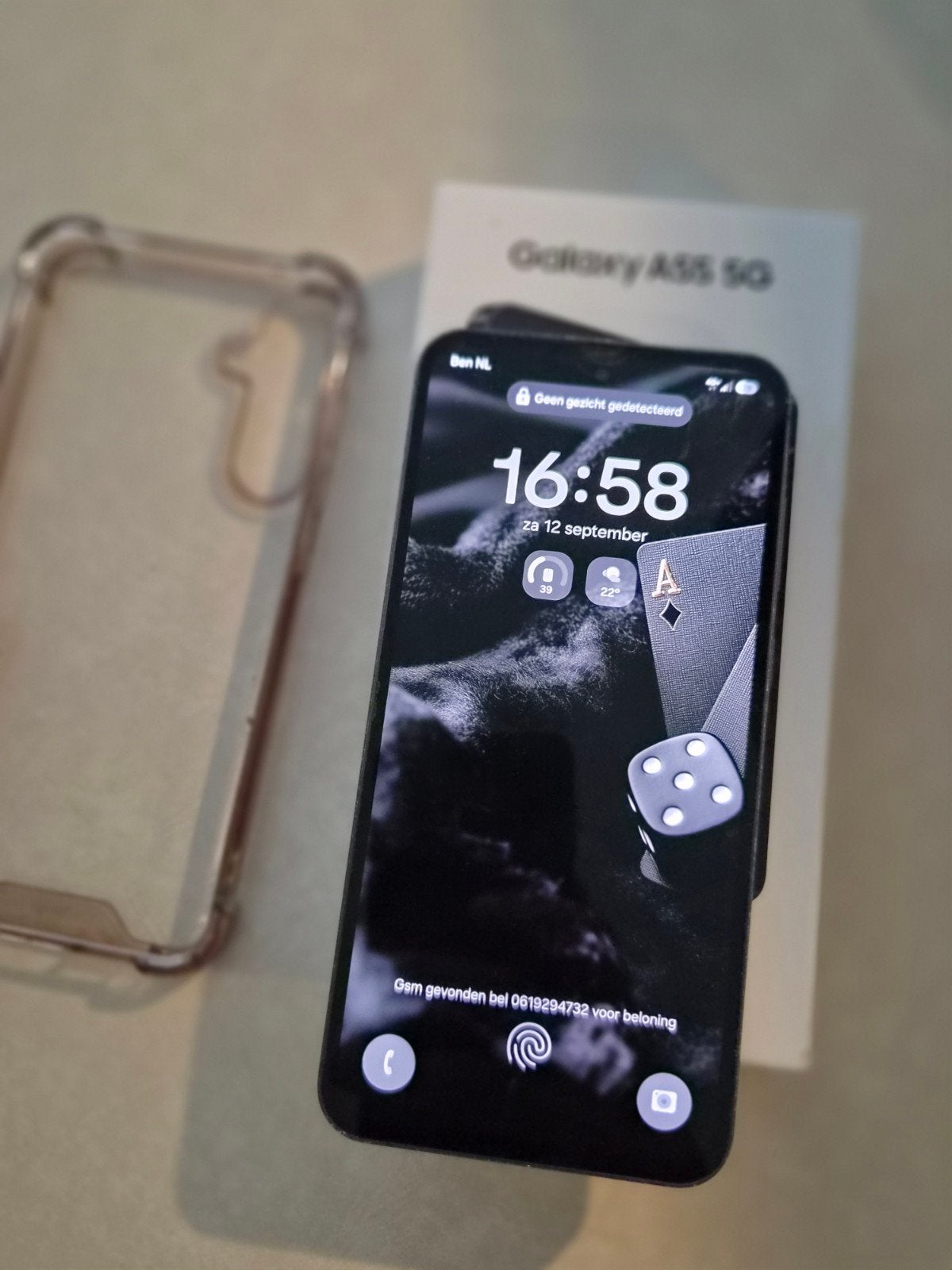 Samsung Galaxy A55 Zwart - met toebehoren