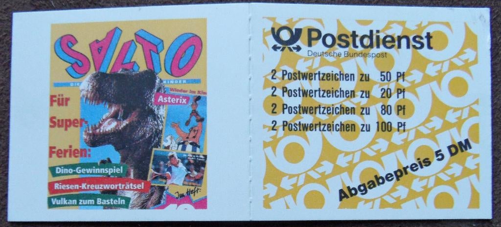 Postzegelboekje Duitsland – Boekje 31   Salto, Ophalen of Verzenden, 1990 tot heden, Postfris