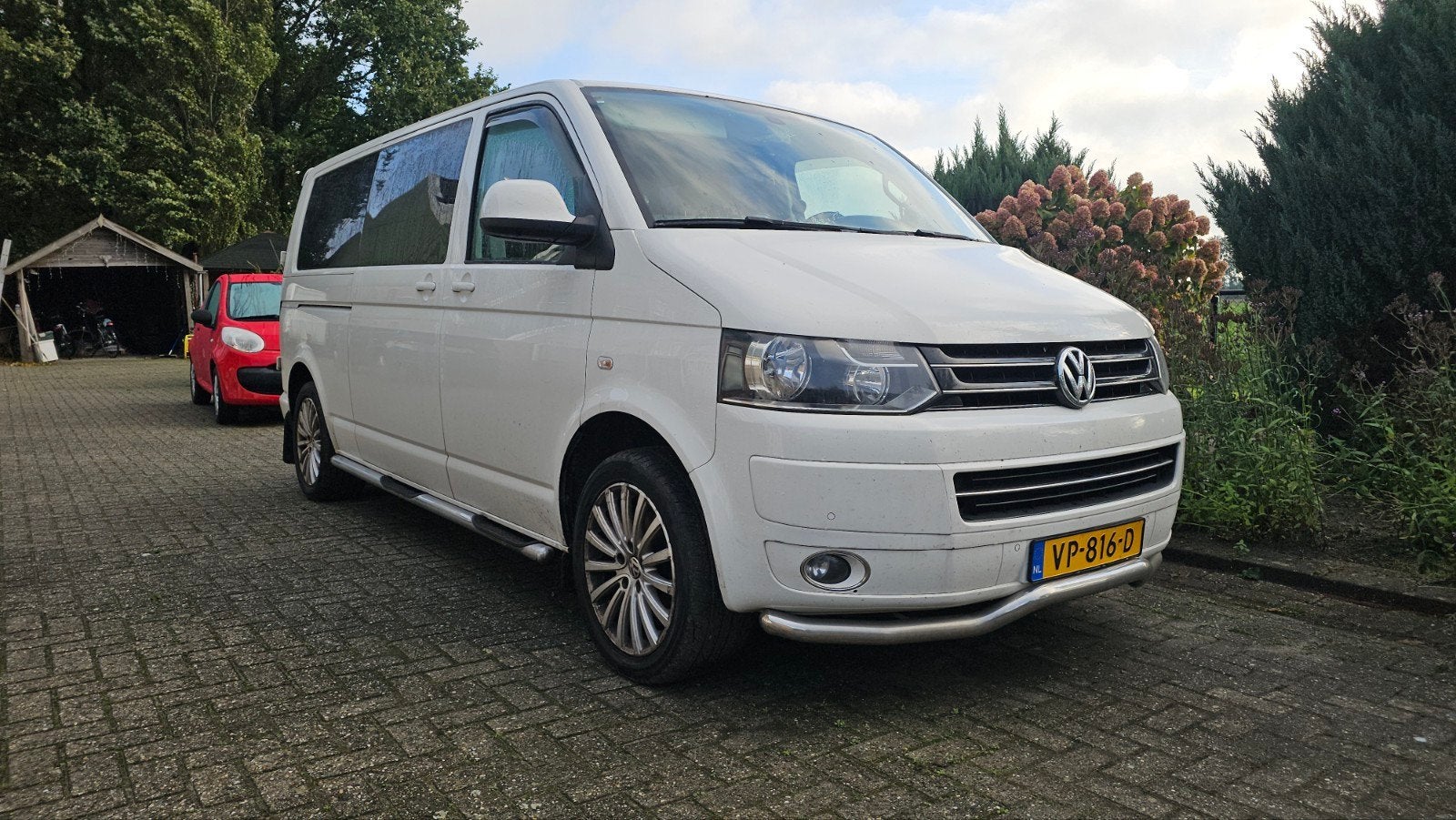 VW Transporter T5 2.0 BiTDI DSG 2015 | Dubbele Cabine Leder, Euro 5, Zwart, 4 cilinders, 1905 kg