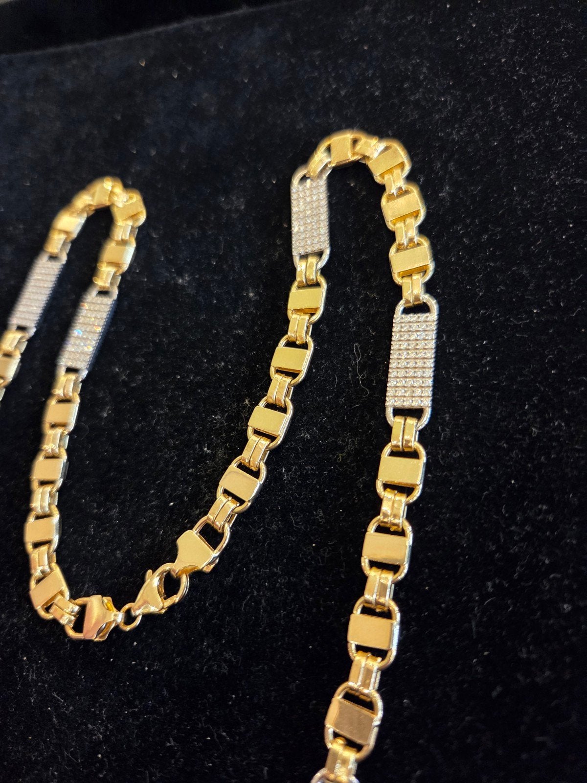 14 k gouden kingsley ketting 48,6 gram 68,5 cm, Ophalen of Verzenden, Nieuw, Goud, Goud