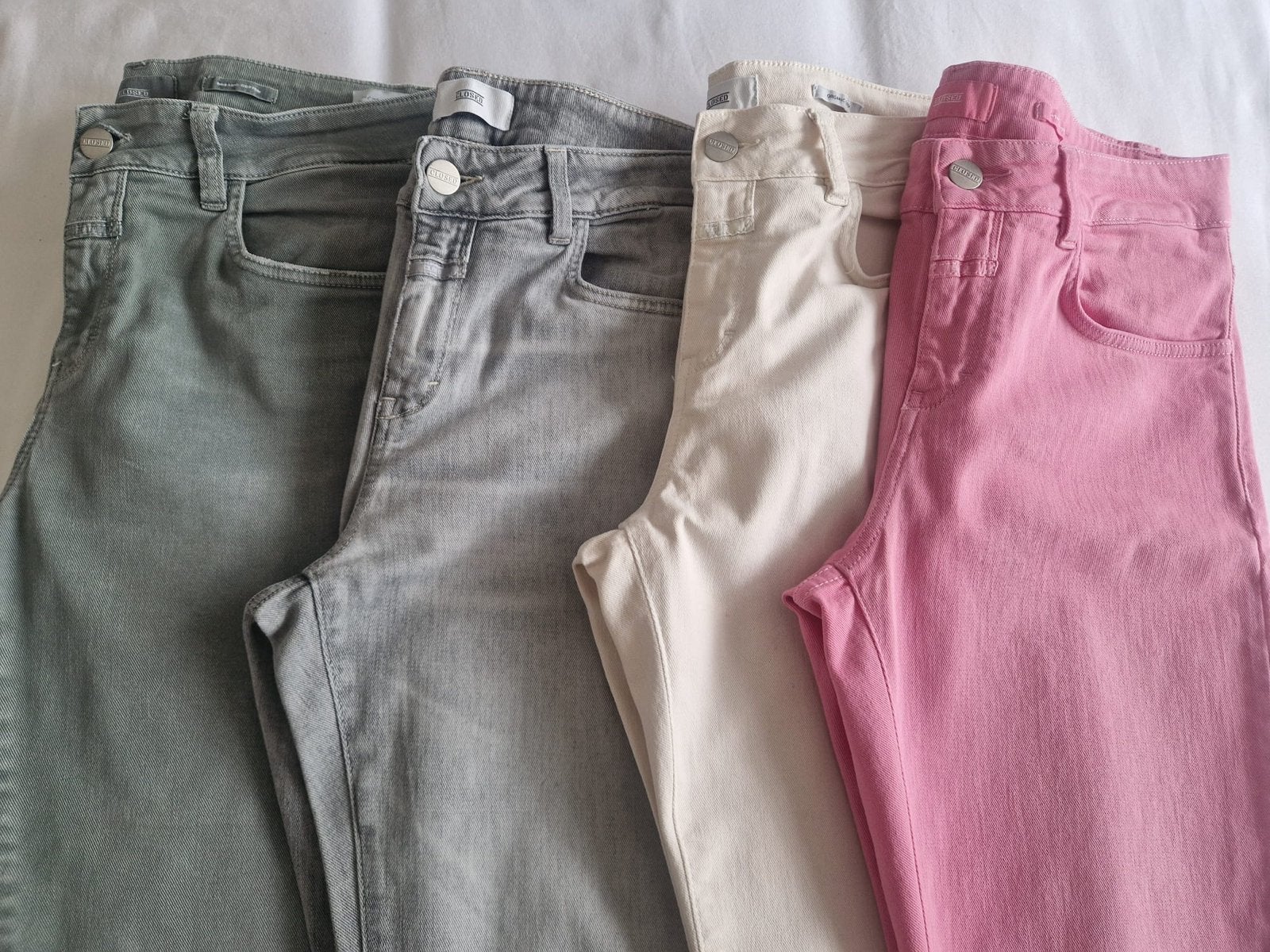 4 Closed Baker broeken met stretch - diverse maten, Maat 42/44 (L), Ophalen of Verzenden, Zo goed als nieuw, Grijs