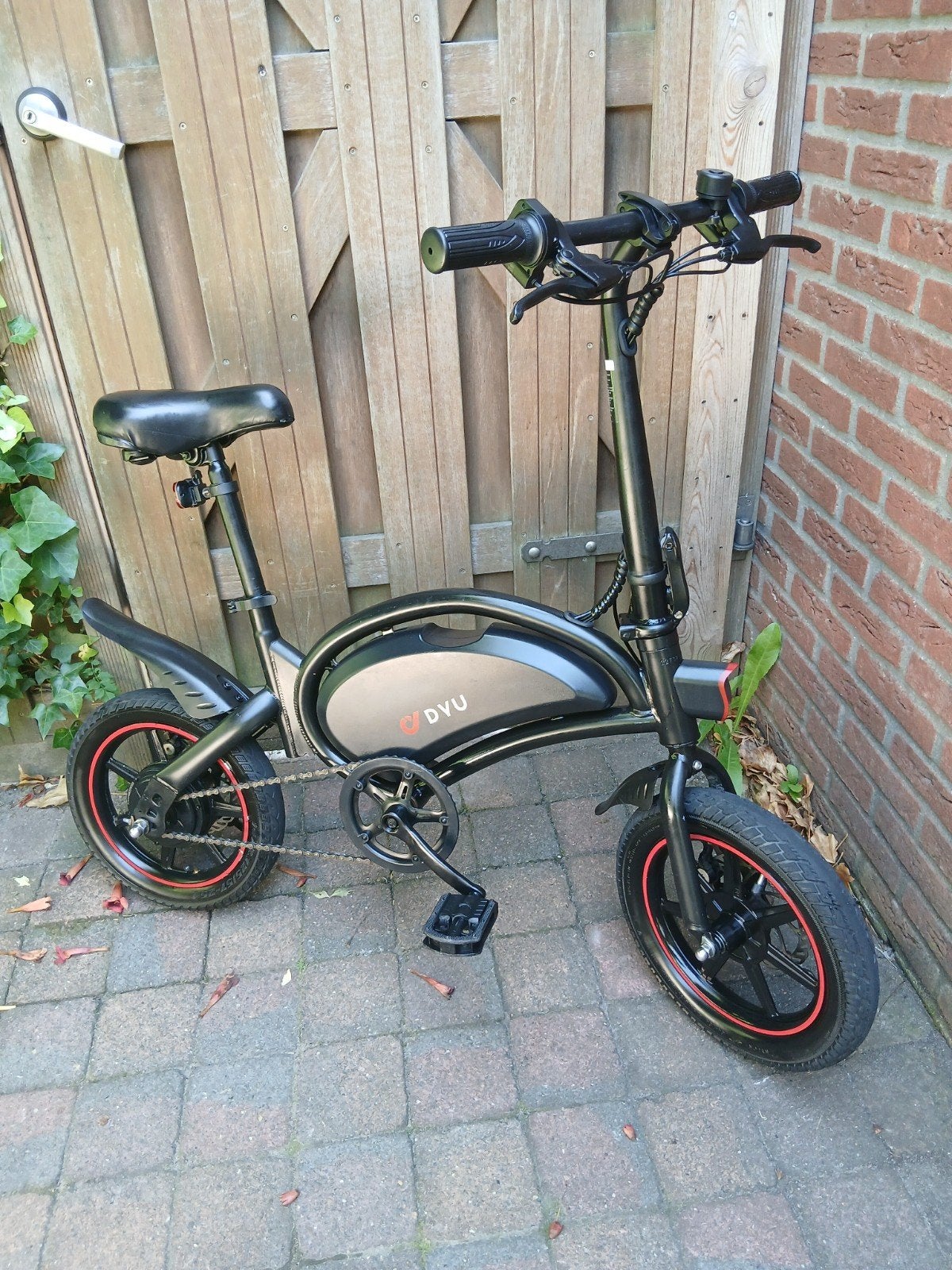 Dyu d3f elektrische vouwfiets, Ophalen
