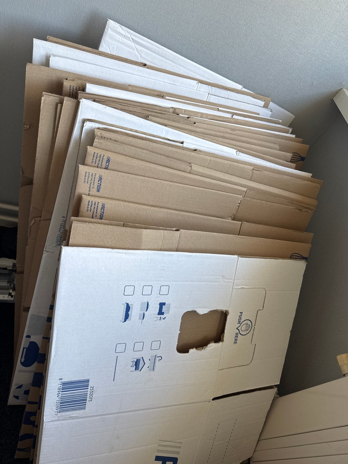 Gratis verhuisdozen, Doe-het-zelf en Verbouw, Ophalen, 40 tot 60 cm, Opvouwbaar, 50 tot 75 cm