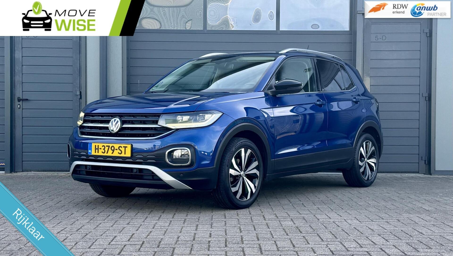 Volkswagen T-Cross 1.0 TSI 116pk Style | AUTOMAAT | Trekhaak, Auto's, T-Cross, Gebruikt, Blauw, Origineel Nederlands