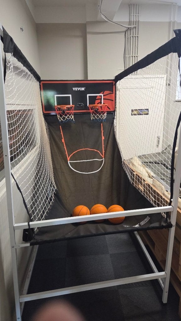 Basketbal Arcade Machine | 2 Spelers | Leuke Uitdaging, Sport en Fitness, Basketbal, Gebruikt, Ring, Bord of Paal, Ophalen