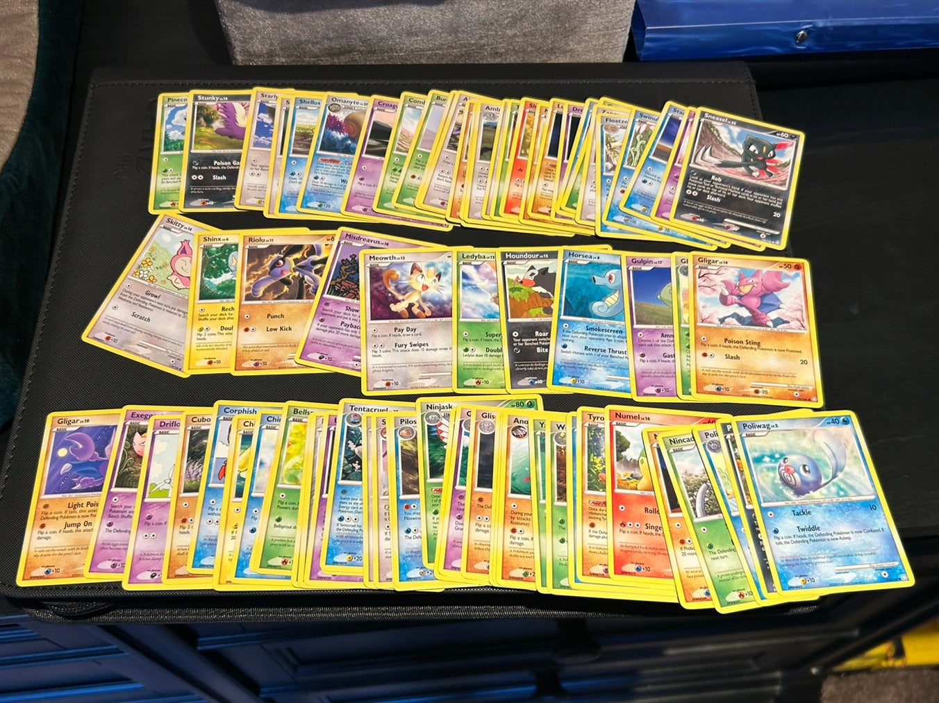 Pokemon kaarten Lot 2008 75 kaarten vintage diamond pearl, Ophalen of Verzenden, Zo goed als nieuw, Meerdere kaarten