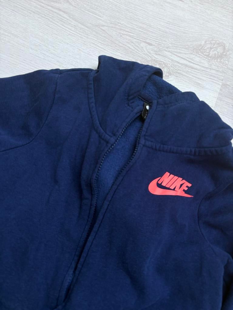 Nike Hoodie Blauw Maat L (146-156cm) 12-13 Jaar, Ophalen of Verzenden, Gebruikt, Jongen of Meisje