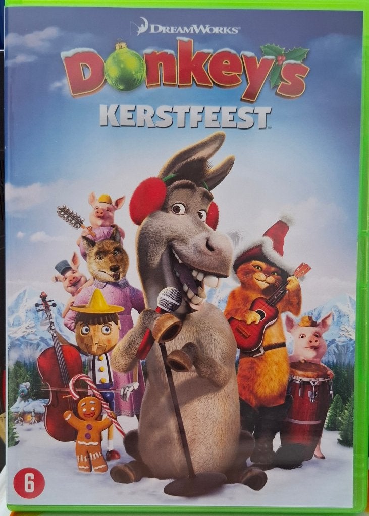 Donkey's Kerstfeest - Krasvrije DVD, Nederlands, Inclusief doosje, Nederlands, Alle leeftijden