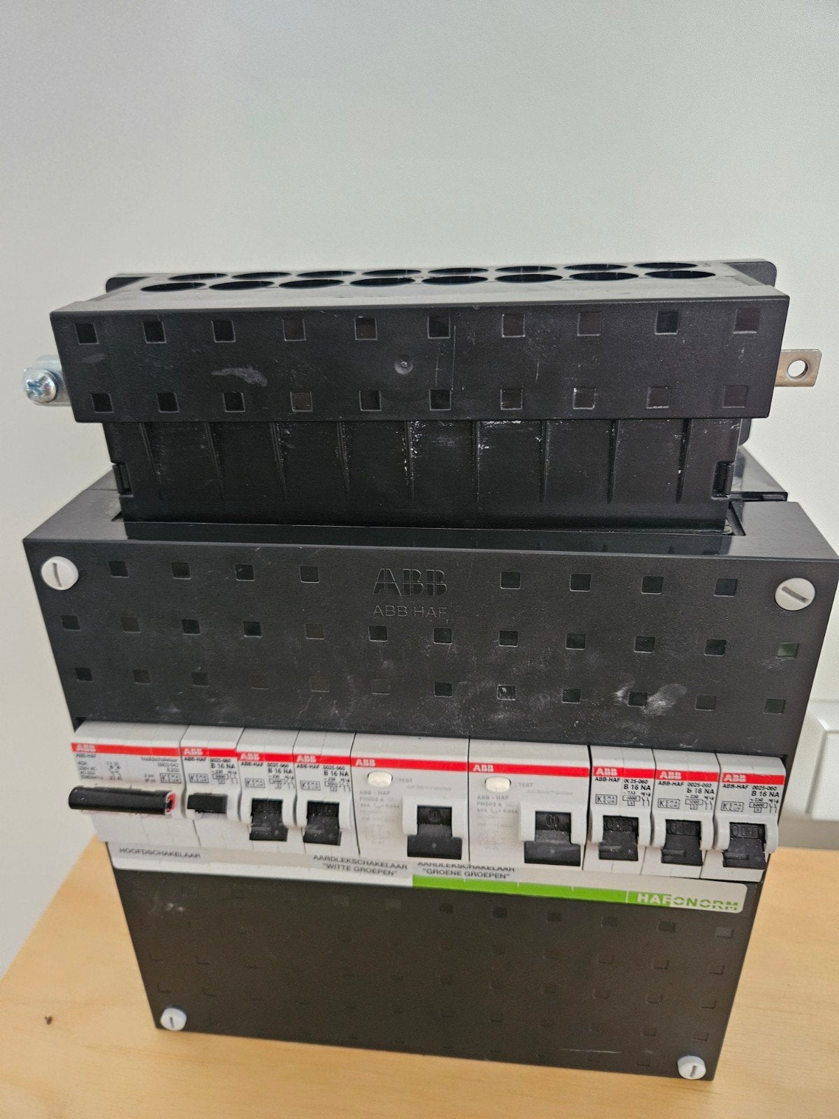 ABB Groepenkast met aardlekschakelaars, Ophalen of Verzenden, Gebruikt, ABB, Groepenkast