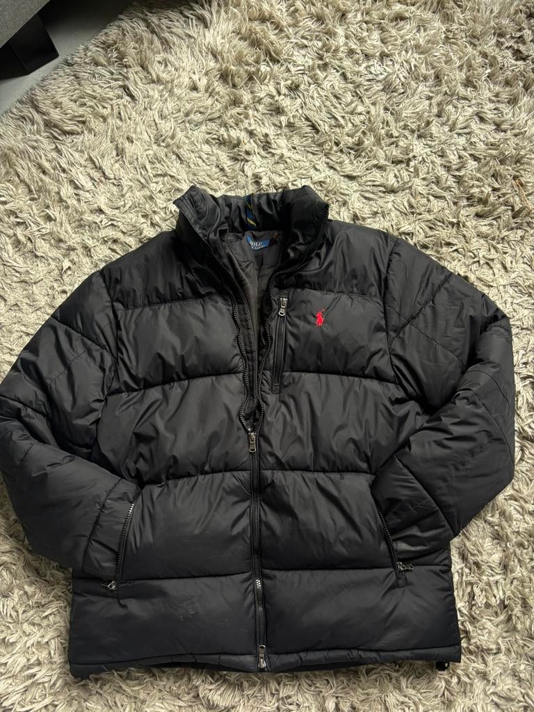 Ralph lauren winterjas - black - size L/XL, Ophalen of Verzenden, Gedragen, Maat 52/54 (L), Zwart