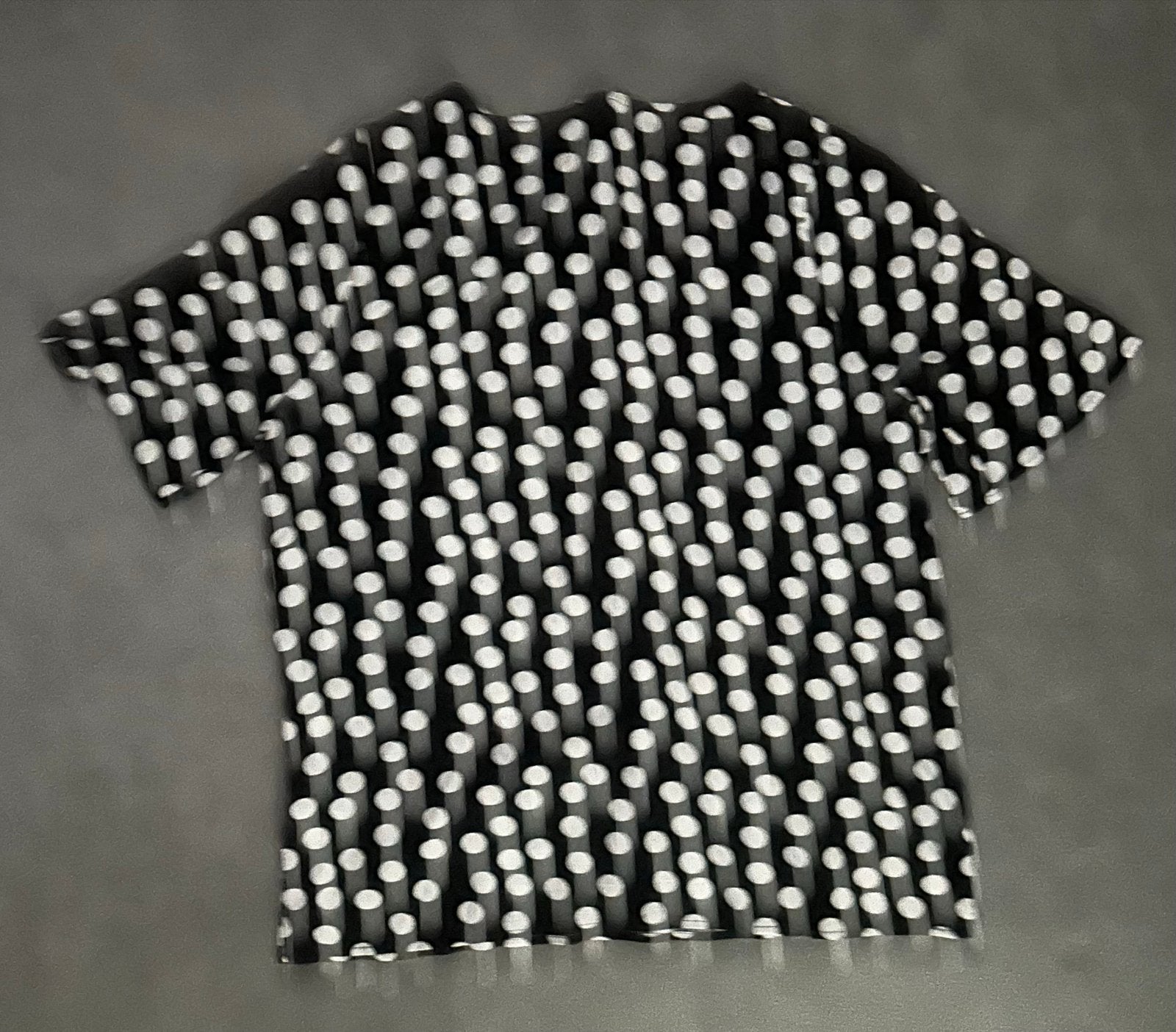 Leuke Zwart-Witte Bolletjes Blouse - Maat 42/44 (L), Kleding | Dames, Blouses en Tunieken, Ophalen of Verzenden, Gedragen, Maat 42/44 (L)