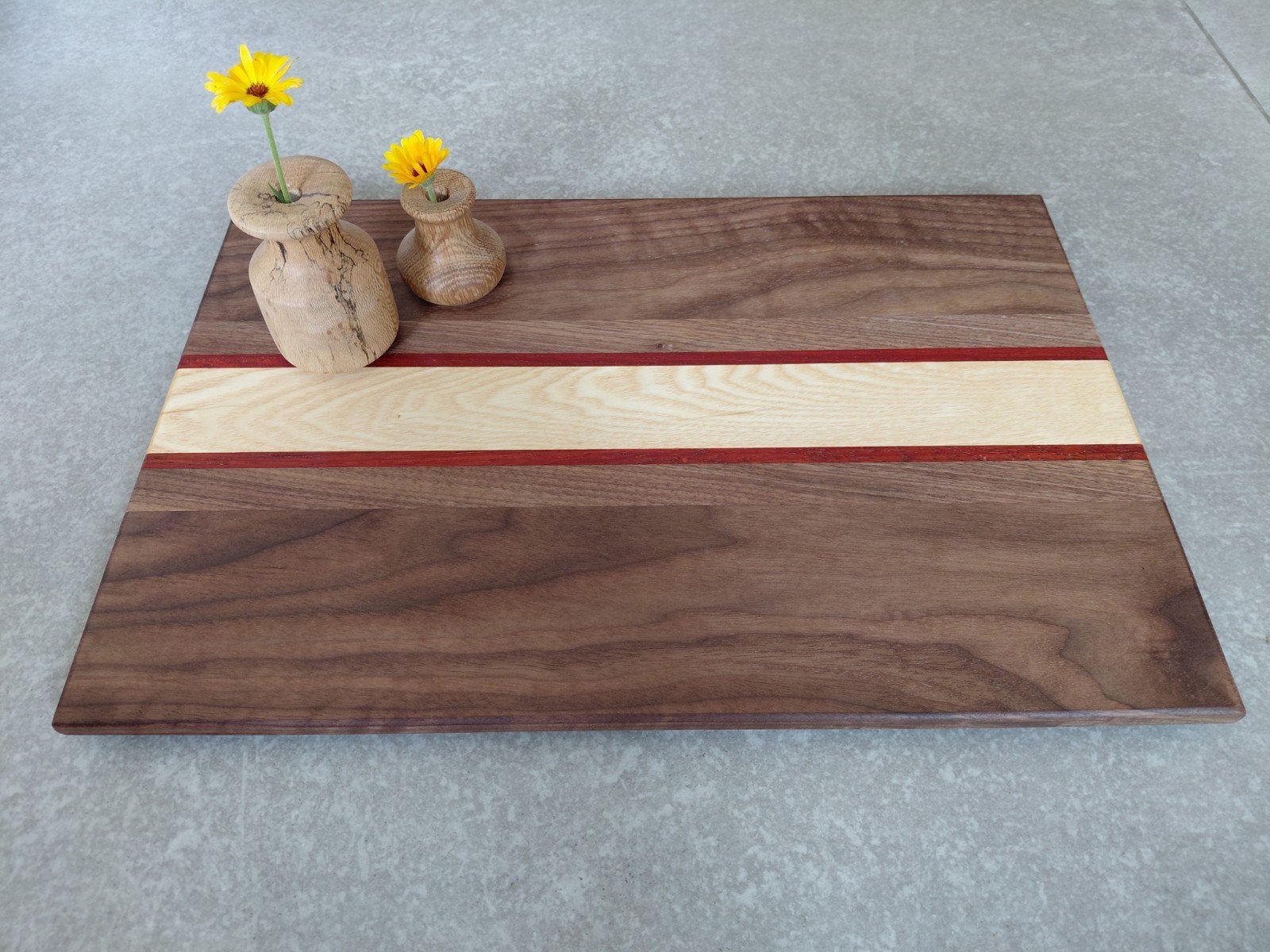 Zelfgemaakte houten snijplank - 40x27x2 cm, Ophalen of Verzenden