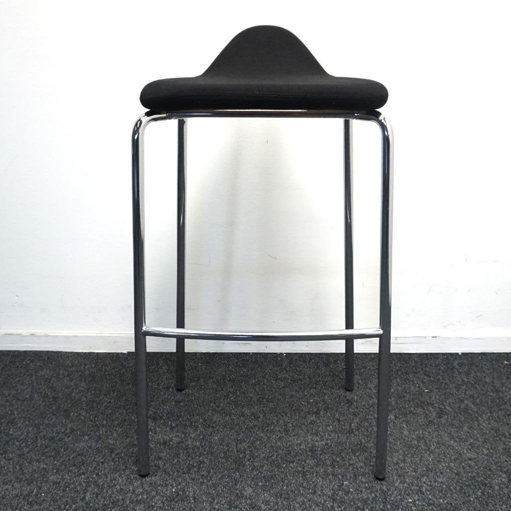 Materia Plektrum Barkruk | Krukken | Zwarte stof | ZH 78 cm, -, 60 tot 90 cm, Ophalen of Verzenden, Metaal