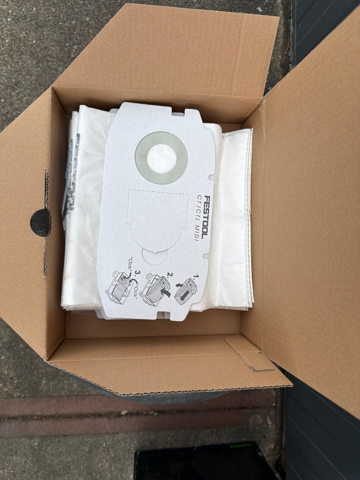 Festool stofzakken CT/CTL MIDI - 2x5 stuks, Ophalen of Verzenden, Nieuw, Overige typen