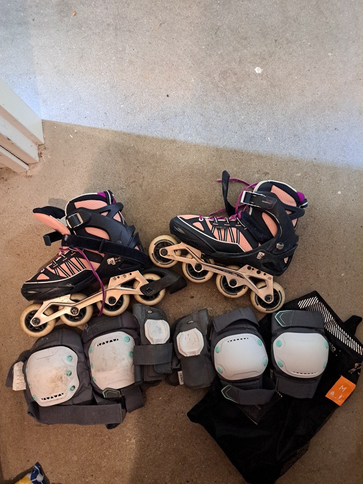 rollerskates met toebehoren, Sport en Fitness, Ophalen of Verzenden
