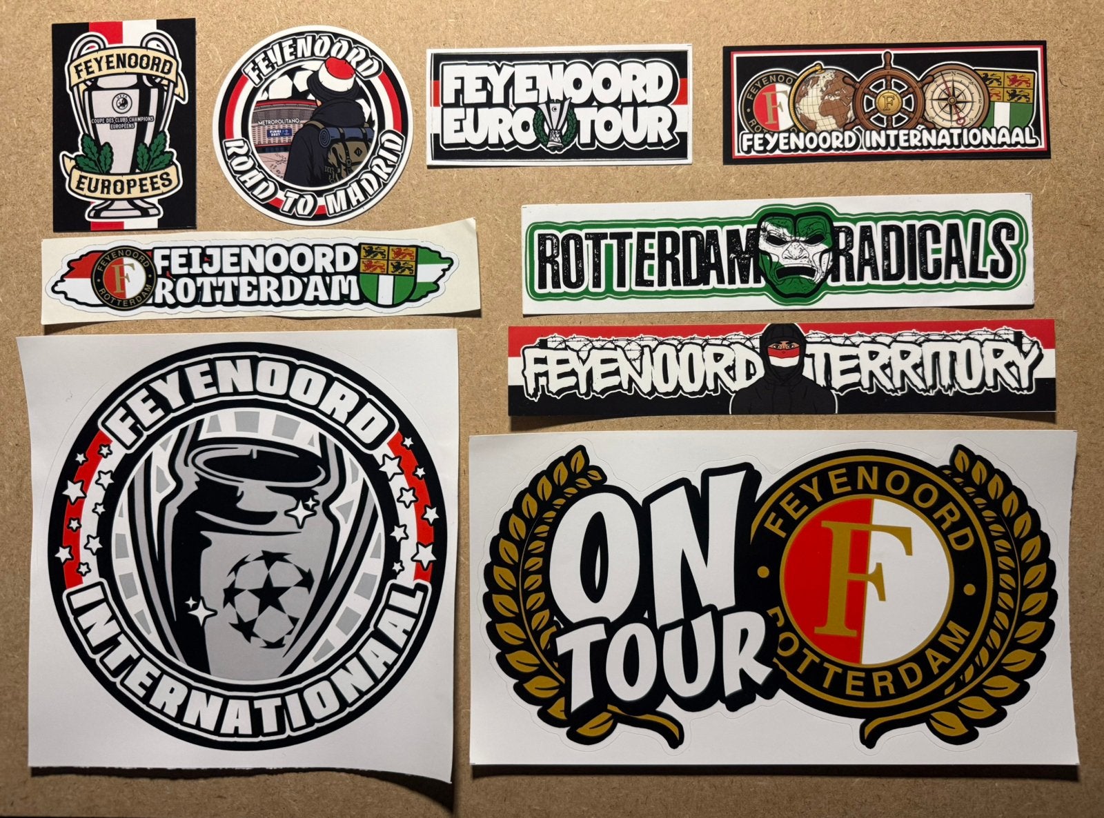 Feyenoord stickers mix 5.0, Ophalen of Verzenden, Nieuw, Overige typen