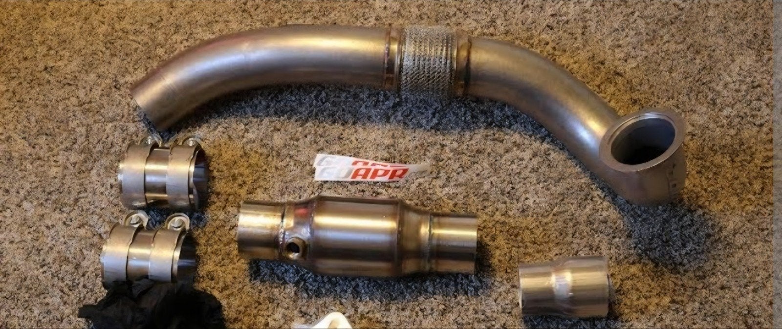 APR Downpipe met 200 cells sportcat voor VW Golf 7 GTI, Auto-onderdelen, Ophalen of Verzenden, Gebruikt, Volkswagen