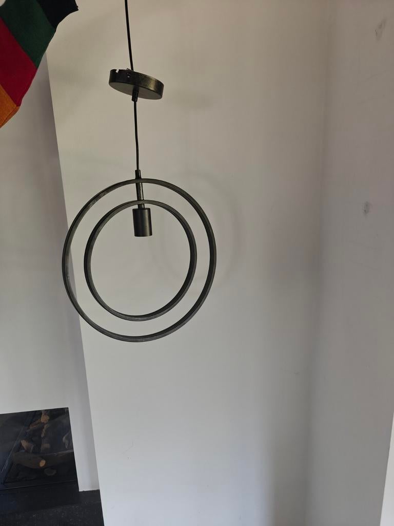 Bellamy 1 lichts hanglamp industrieel, Ophalen of Verzenden, Zo goed als nieuw, Metaal, Minder dan 50 cm
