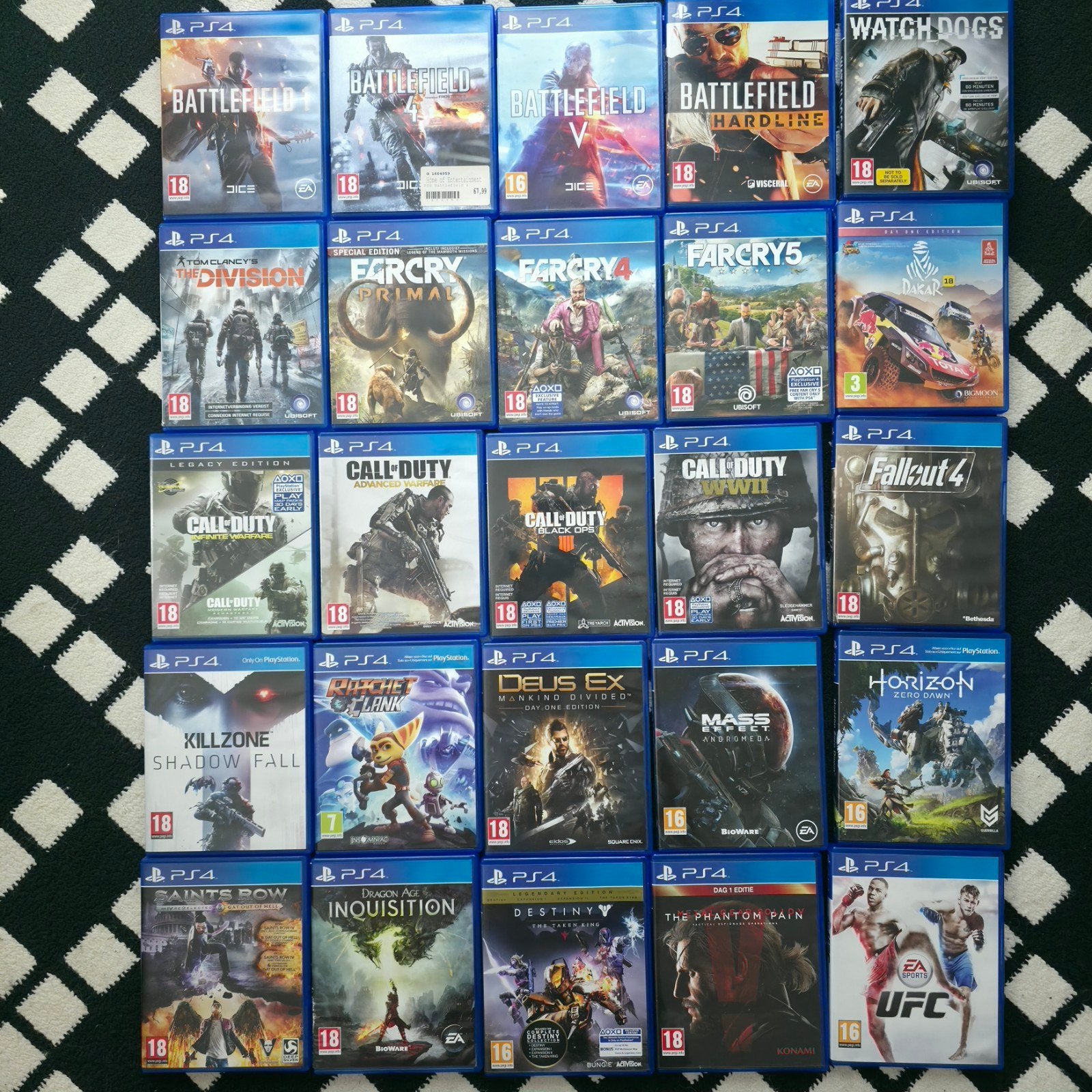 Collection PS 4 Games, 25 Games, Spelcomputers en Games, 3 spelers of meer, Ophalen of Verzenden, Zo goed als nieuw, Vanaf 3 jaar