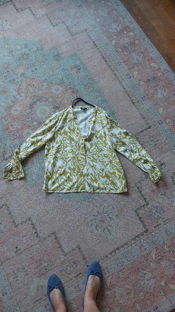 Viscose blouse lekker fris, Meerkleurig, Maat 42/44 (L), Ophalen of Verzenden, Zo goed als nieuw