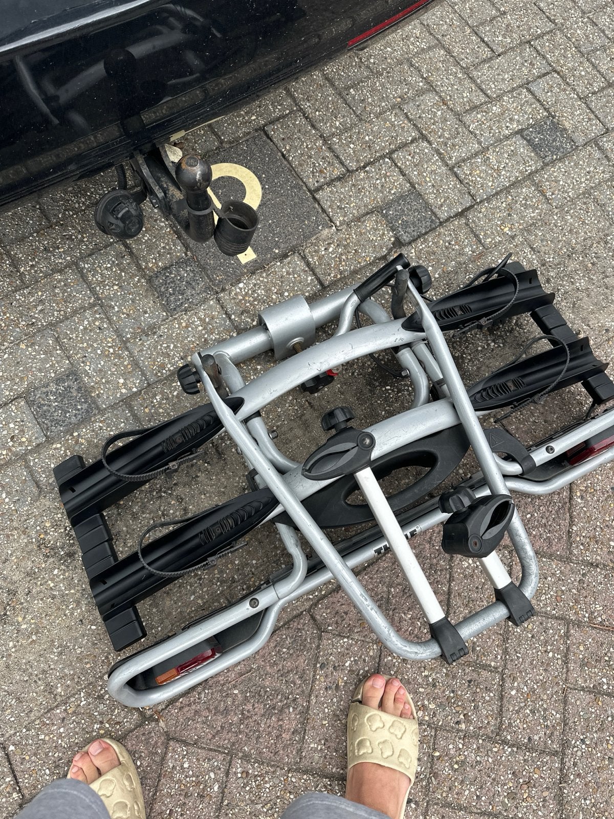 Thule EuroClassic fietsendrager voor trekhaak, Auto diversen, Fietsendragers, Gebruikt, Ophalen of Verzenden, 2 fietsen, Trekhaakdrager