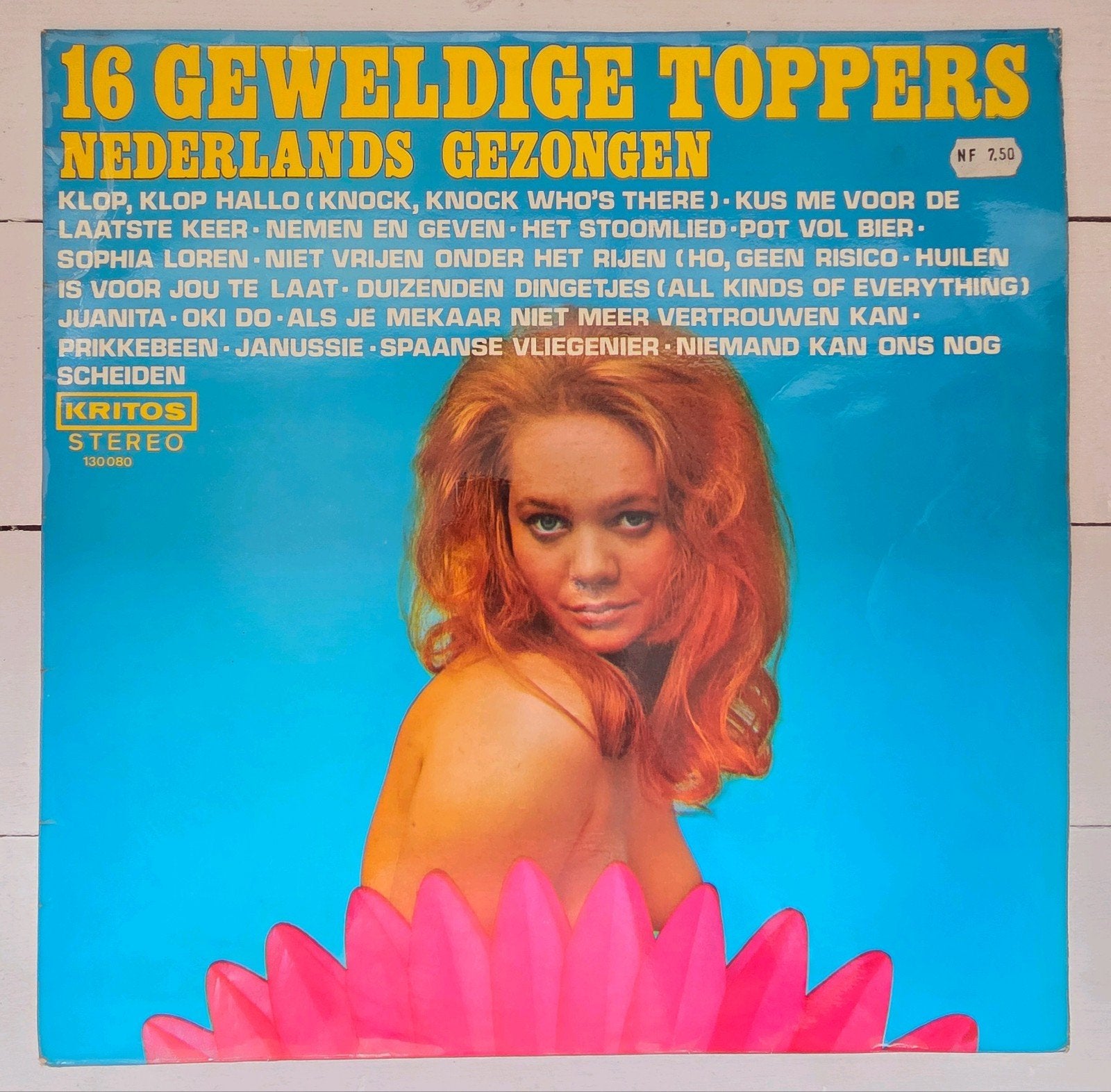 16 Geweldige Toppers Nederlands Gezongen LP Kritos Stereo, Cd's en Dvd's, Vinyl | Nederlandstalig, Ophalen of Verzenden, Gebruikt