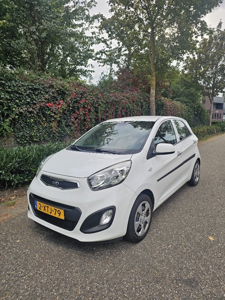Kia Picanto 1.0 5-DRS 2015Wit BussLine Airco LED Navi NL NAP, Voorwielaandrijving, 400 kg, Origineel Nederlands, 24 km/l