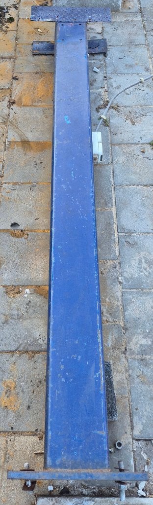 6x stalen koker 200x200x8 mm - lengte 241 cm, Ophalen, Gebruikt, IJzer