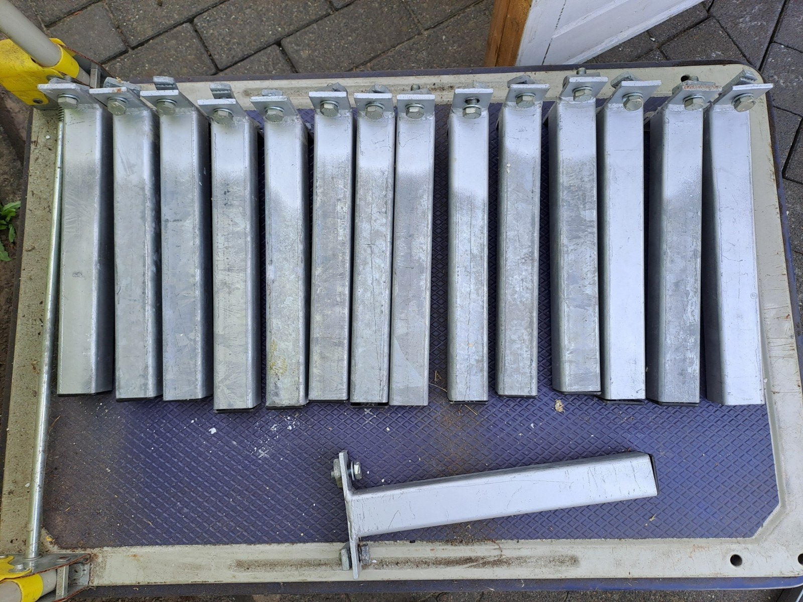 15 zware plankdragers, Ophalen