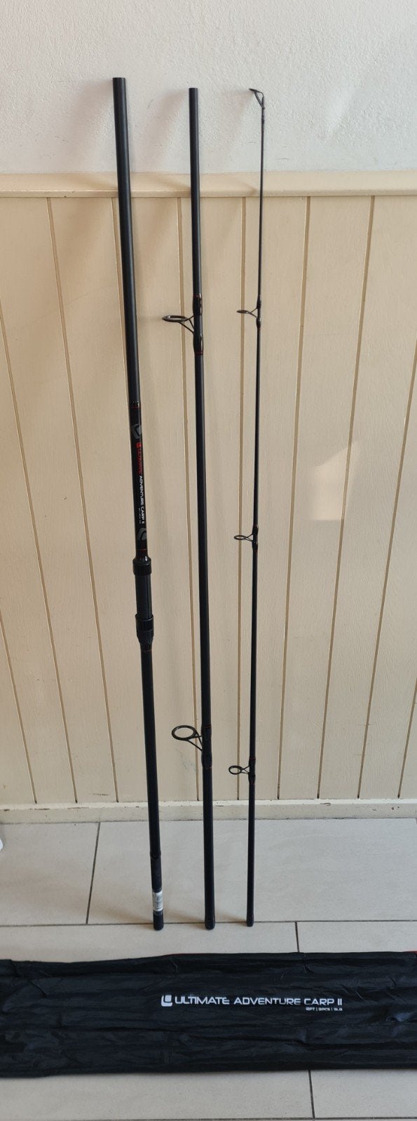 Ultimate Adventure carp II. 12ft, 3lbs. Nieuw. 3 delig!, Nieuw, 3lb, Ultimate, Werphengel