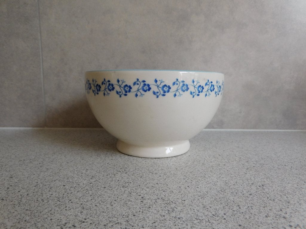 Albert Heijn Kom Spiraal Marken Blauw - 15 cm, Keramiek, Landelijk/Boerenbont, Ophalen of Verzenden, Zo goed als nieuw