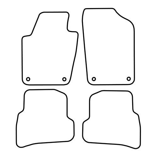 Mattenset Volkswagen Polo 6R modellen ook model 6C 2014/2017, Ophalen of Verzenden, Nieuw