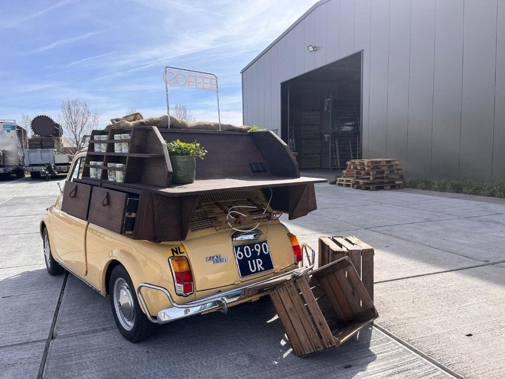 Fiat 500 Oldtimer huren! / Klassieke trouwauto deco te huur, Ophalen, Nieuw, Overige