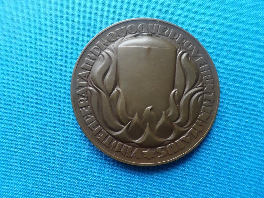 CONGRES INTERN . B . I . B . O . A .1937,, Verzenden, Brons, Nederland