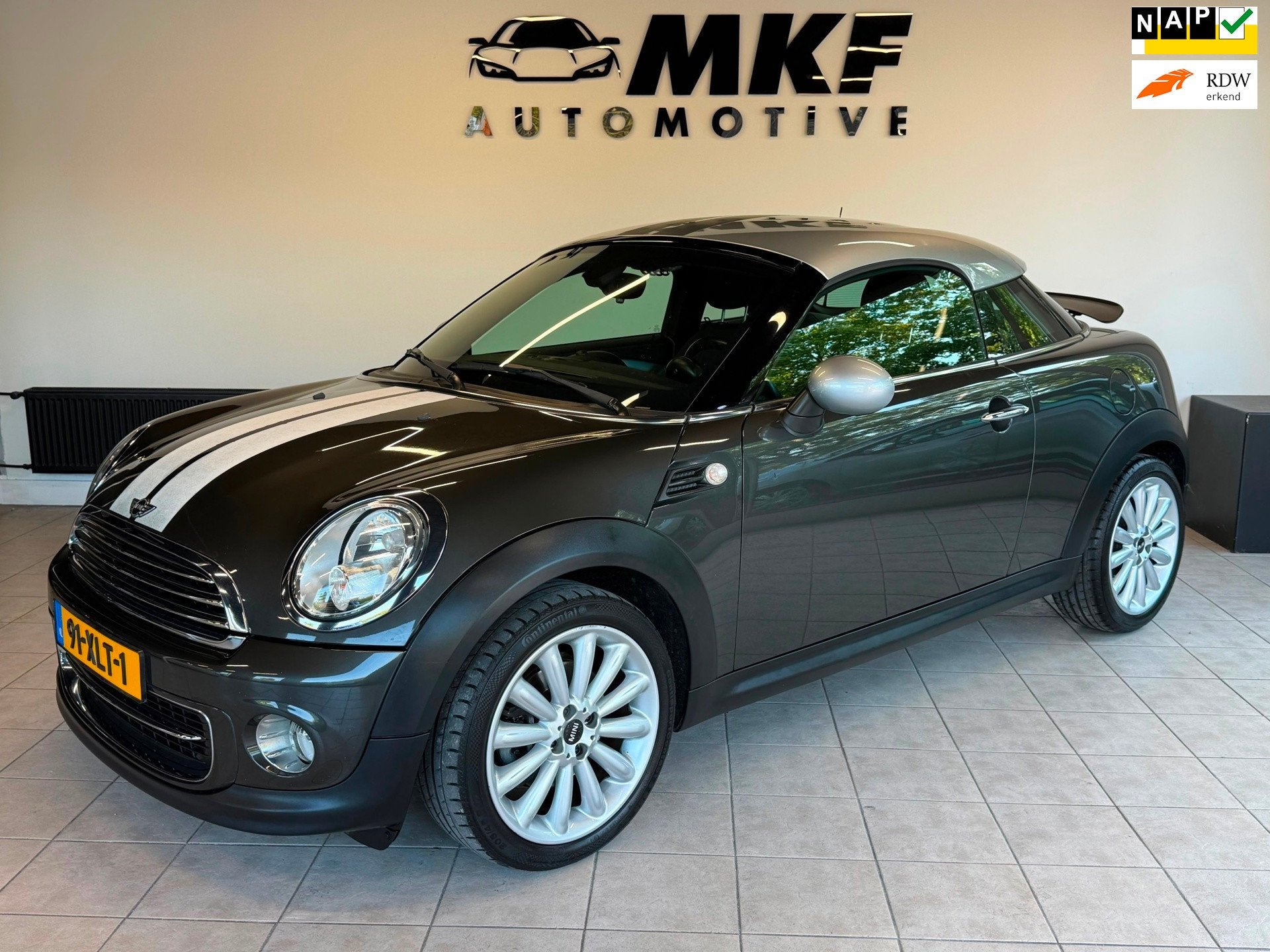 Mini Coupé 1.6 Cooper Chili 2012 ECC|Cruise|PDC|17”|KM NA, Voorwielaandrijving, Euro 5, Gebruikt, 4 cilinders