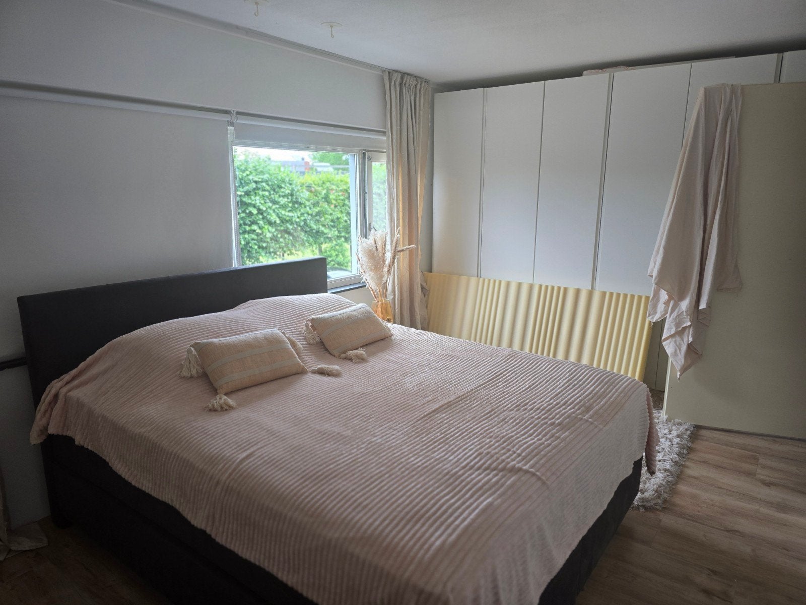 Antraciet boxspring 200x220 cm, Ophalen