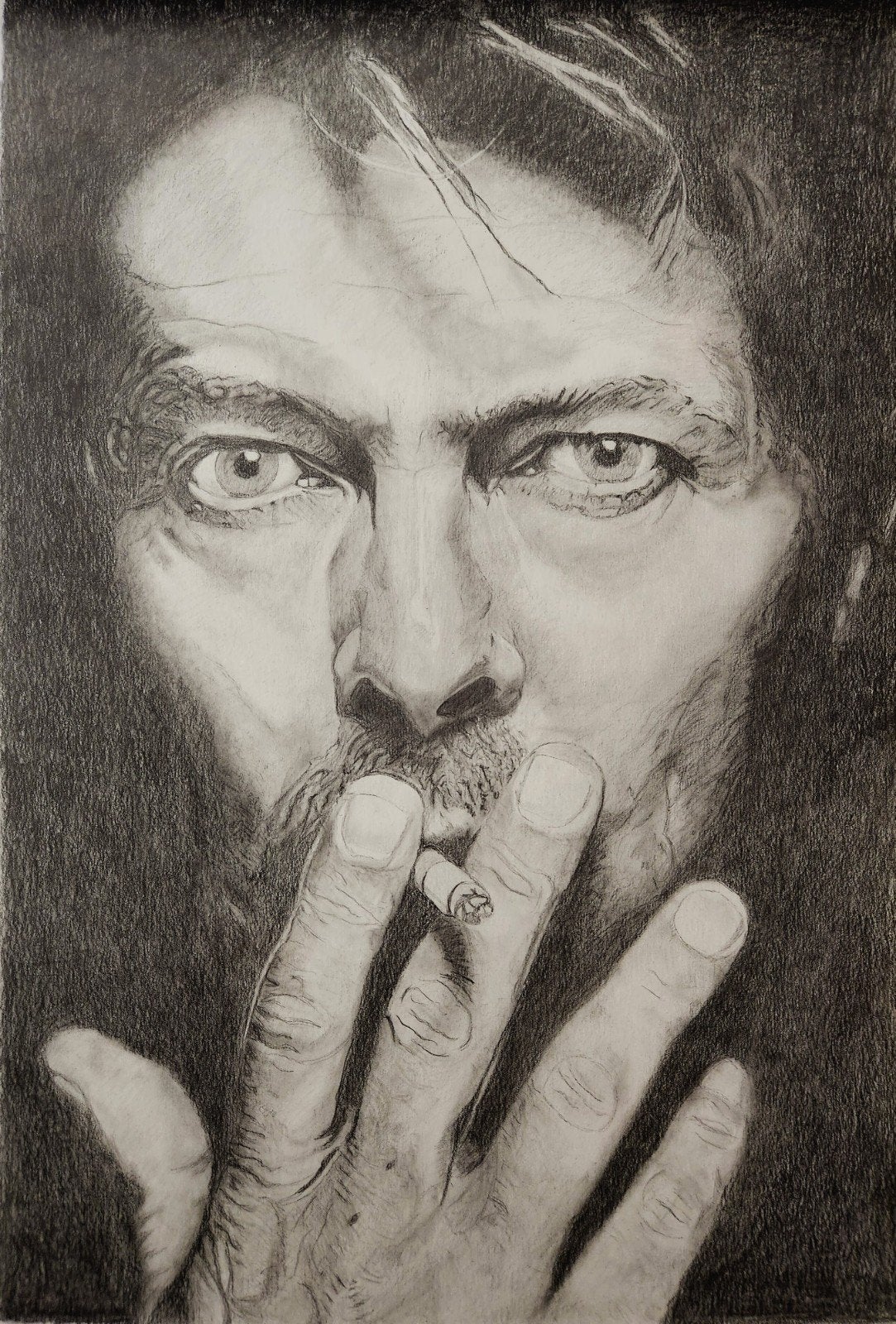 Een (portret)tekening met potloden in kleur of zwart/wit, Ophalen of Verzenden