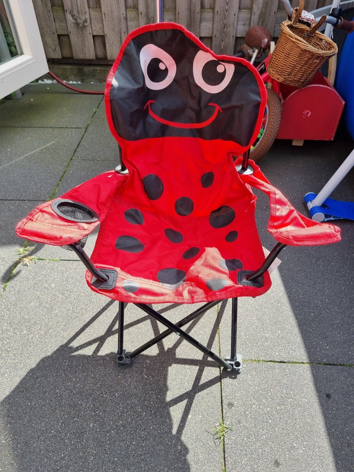2 kinder camping/strand stoeltjes, Ophalen, Gebruikt, Campingstoel