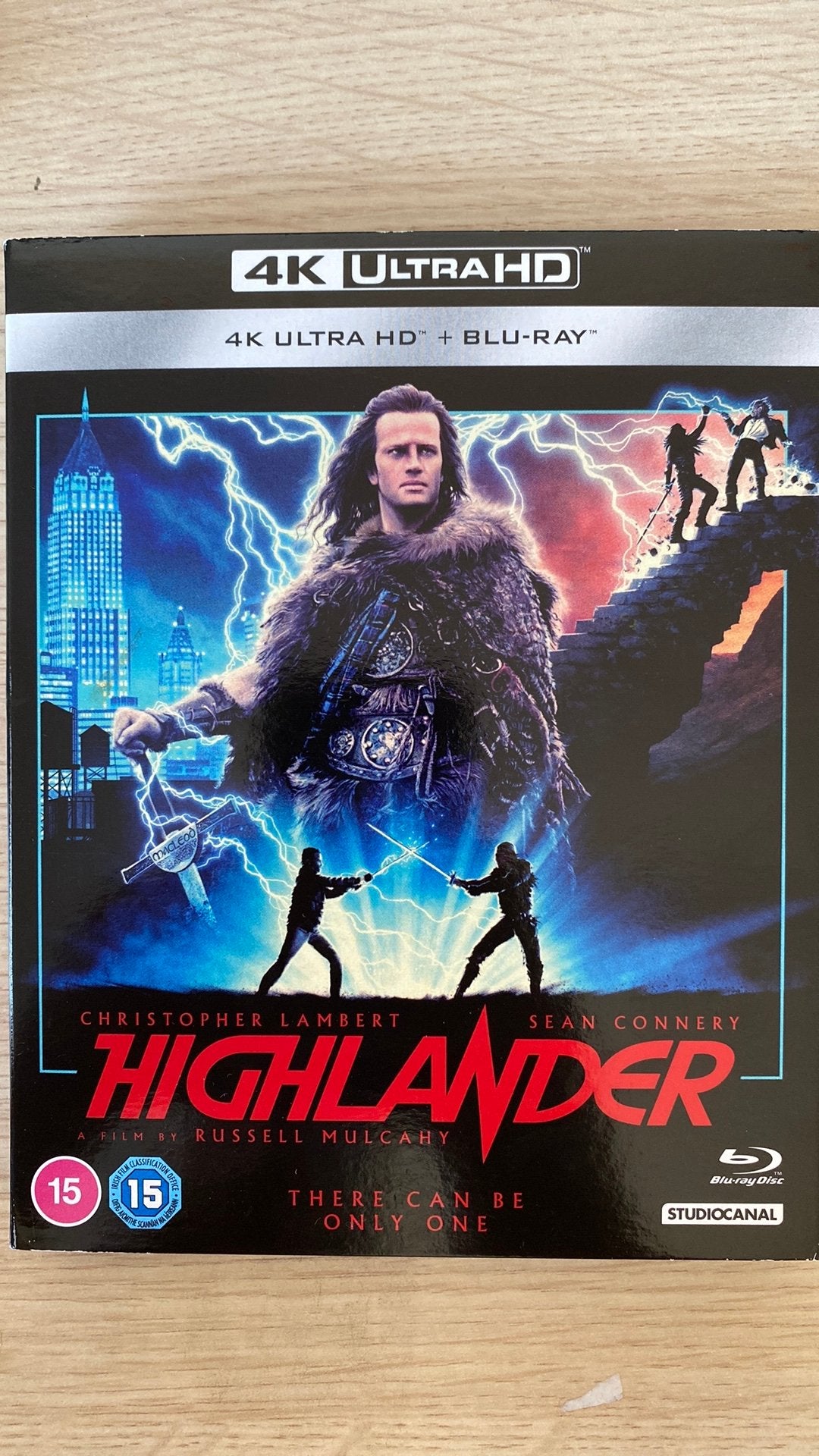 Highlander 4K uhd blu ray met slipcover, Ophalen of Verzenden, Zo goed als nieuw, Actie