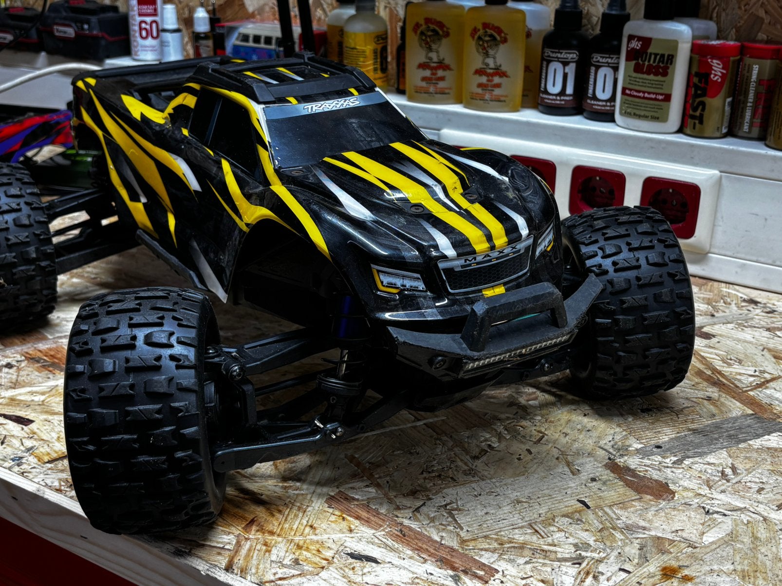Traxxas Maxx V2 met Hobbywing Max8, Ophalen of Verzenden, Zo goed als nieuw, Overige schalen, Auto offroad